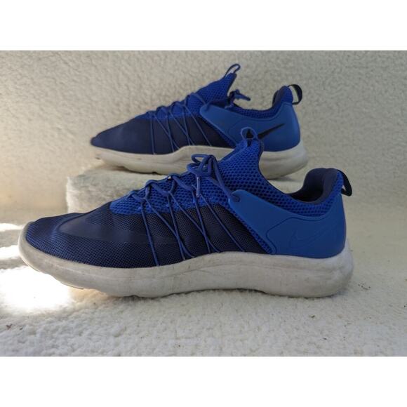 Nike Darwin mens shoes Blue/White/ Black Sz 12 - Picture 2 of 10